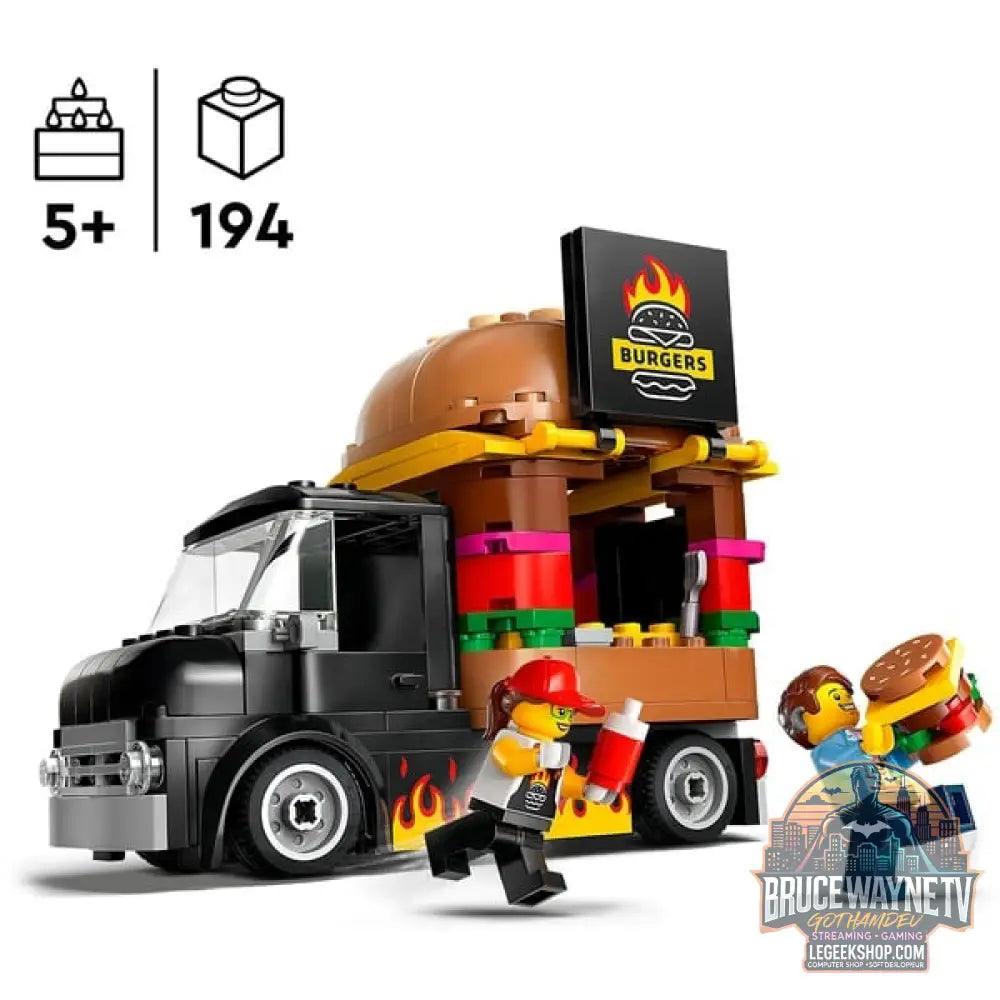 LEGO 60404 City Burger-Truck, jeu de construction - LEGO - vue 5
