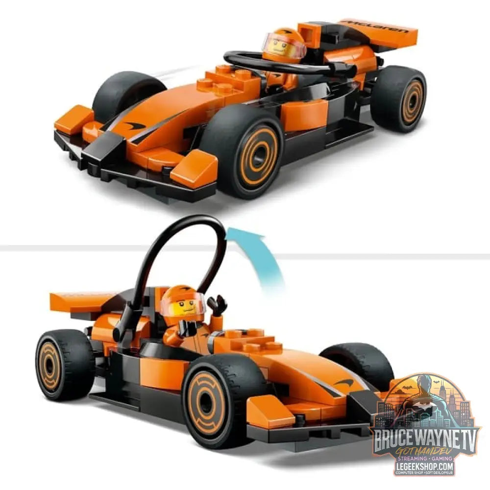 LEGO 60442 City F1 Rennfahrer avec McLaren Rennauto, jeu de construction - LEGO - vue 4
