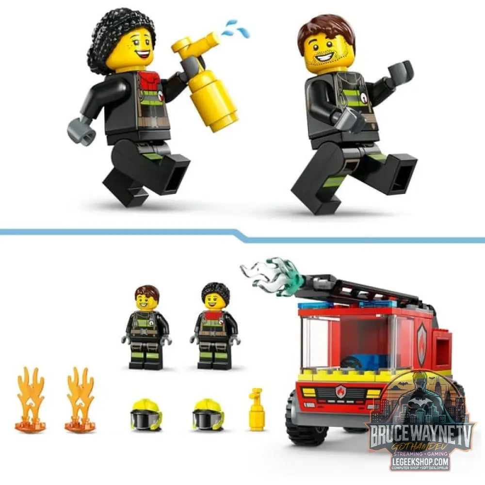 LEGO 60463 City Feuerwehrleiterfahrzeug, jeu de construction - LEGO - vue 5