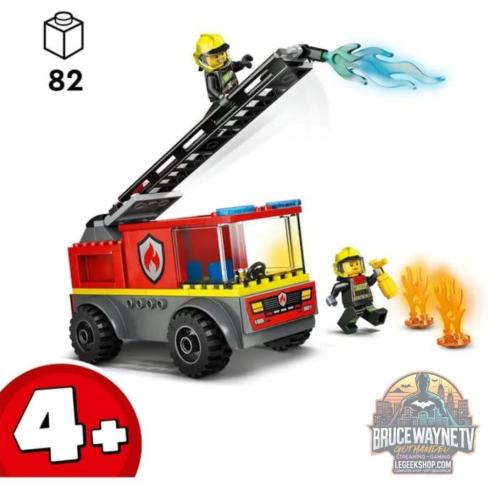 LEGO 60463 City Feuerwehrleiterfahrzeug, jeu de construction - LEGO - vue 3