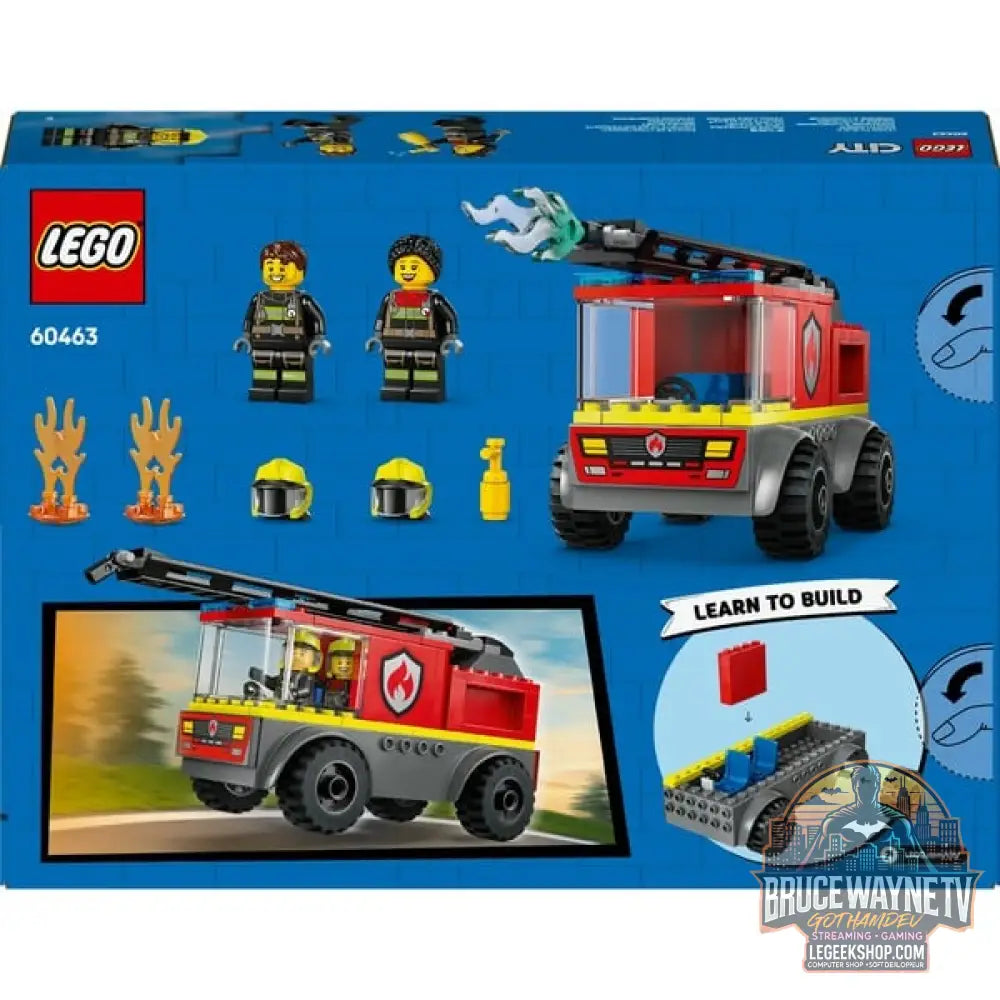 LEGO 60463 City Feuerwehrleiterfahrzeug, jeu de construction - LEGO - vue 7