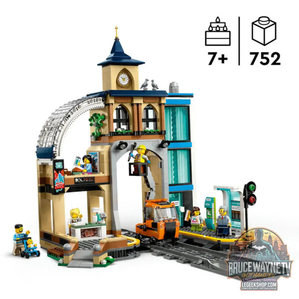 LEGO 60469 City Hauptbahnhof, jeu de construction - LEGO - vue 3