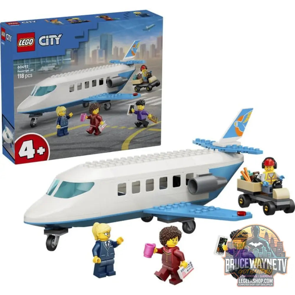LEGO 60492 City Passagierjet, jeu de construction - LEGO
