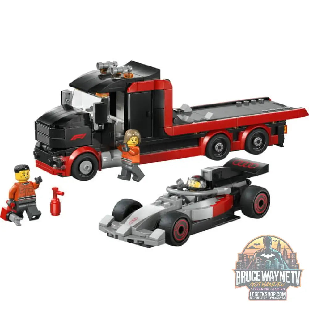 LEGO 60493 City F1 Truck avec Audi F1 Rennwagen, jeu de construction - LEGO - vue 2