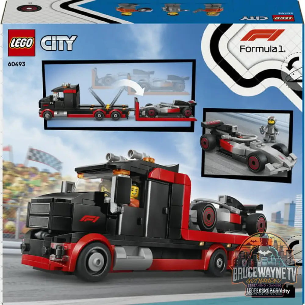 LEGO 60493 City F1 Truck avec Audi F1 Rennwagen, jeu de construction - LEGO - vue 3