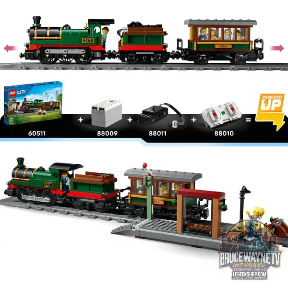 LEGO 60511 City Klassischer Dampfzug, jeu de construction - LEGO - vue 3