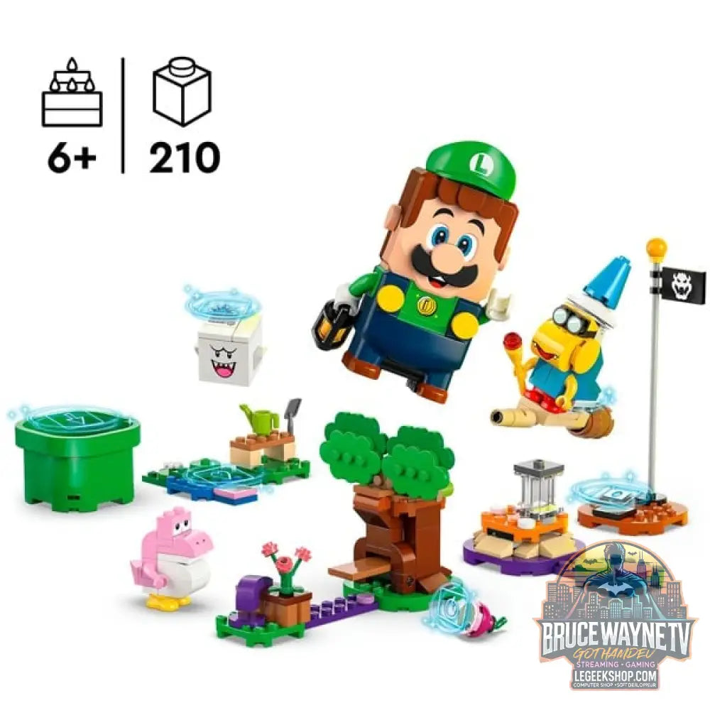 LEGO 71440 Super Mario Abenteuer avec dem interaktiven LEGO Luigi, jeu de construction - LEGO - vue 3