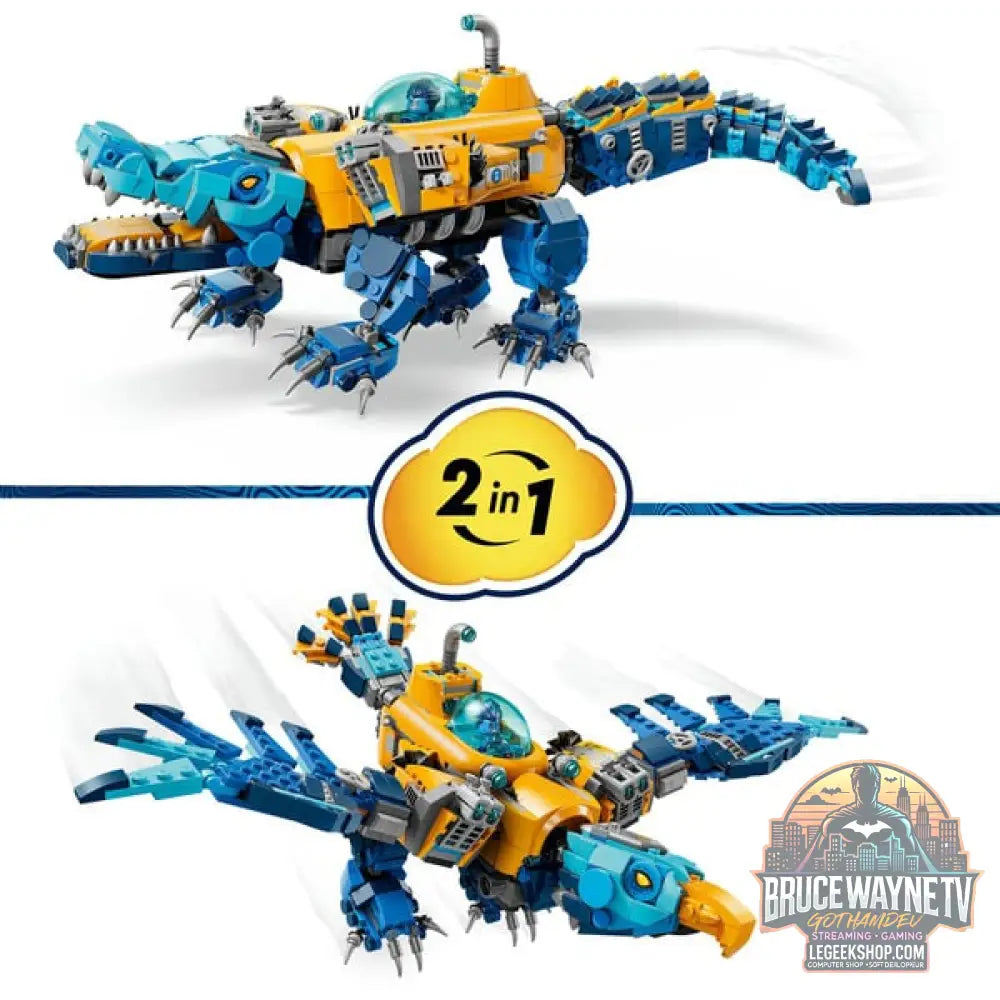 LEGO 71512 DREAMZzz Krokodil-U-Boot, jeu de construction - LEGO - vue 4
