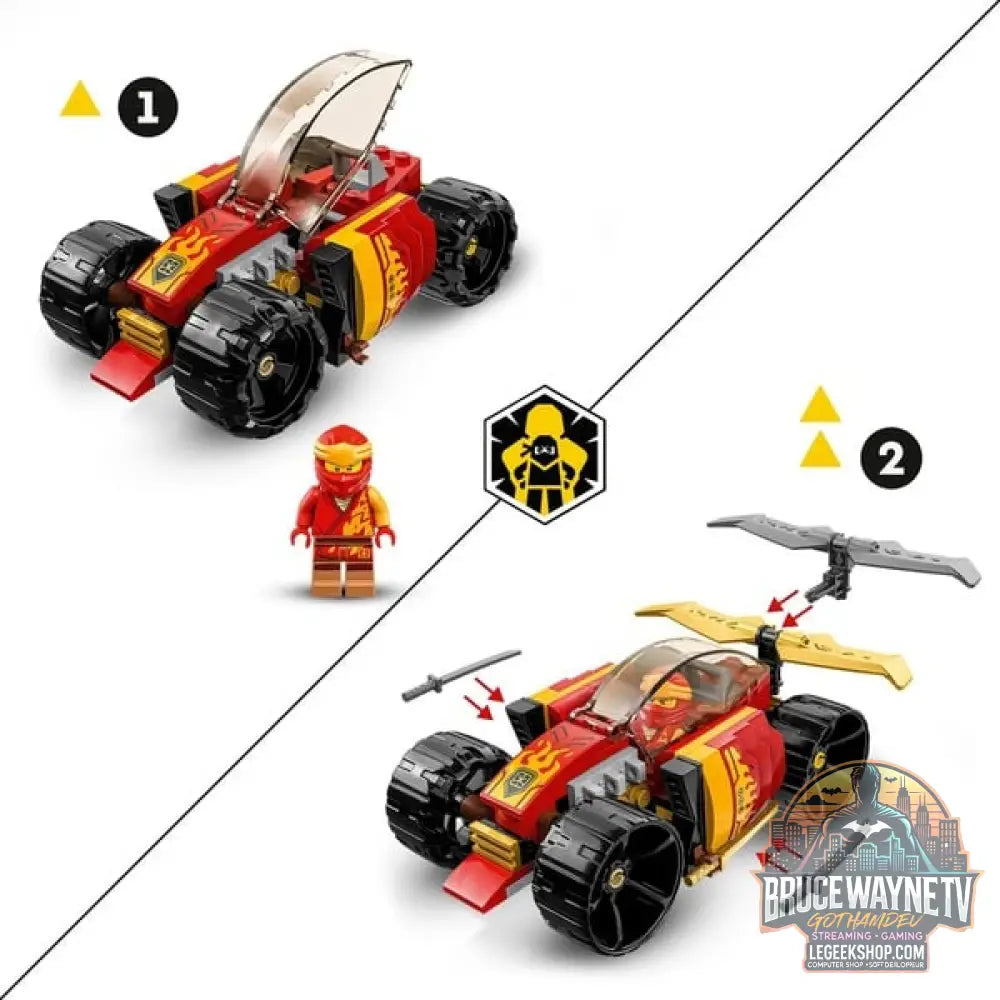 LEGO 71780 Ninjago Kais Ninja-Rennwagen EVO, jeu de construction - LEGO - vue 4