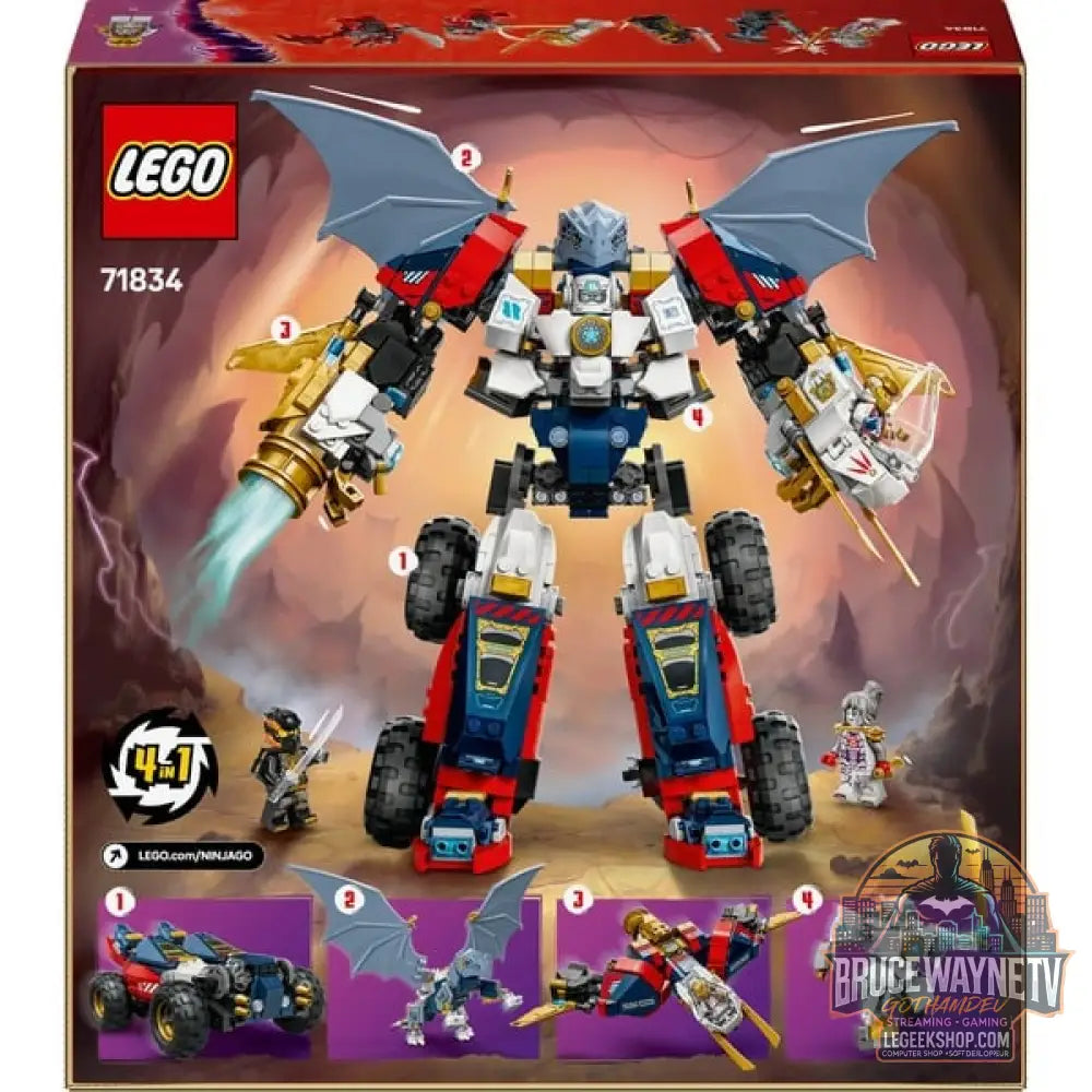 LEGO 71834 Ninjago Zanes Ultra-Kombi-Mech, jeu de construction - LEGO - vue 7