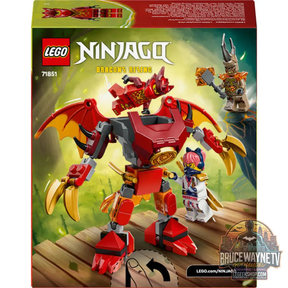 LEGO 71851 Ninjago Kais Drachen-Mech Battle Set, jeu de construction - LEGO - vue 7