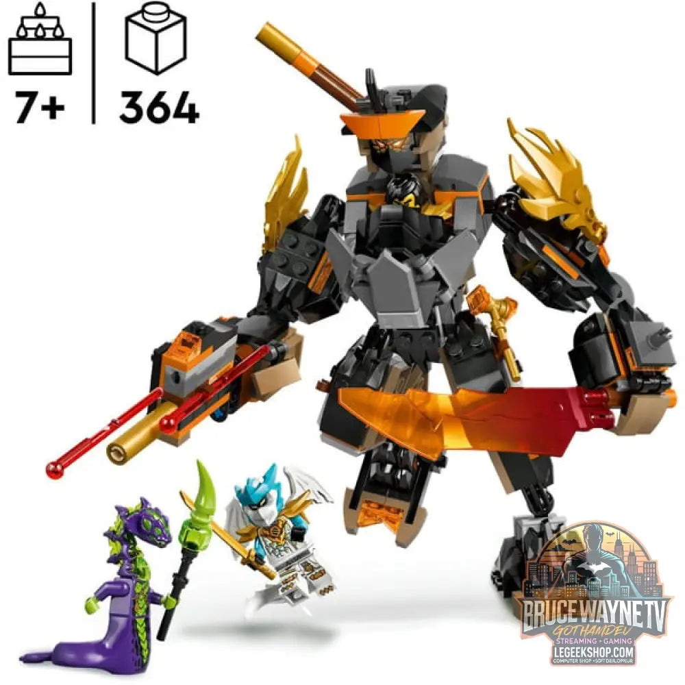 LEGO 71854 Ninjago Coles Action-Mech et Drachen-Zane, jeu de construction - LEGO - vue 3