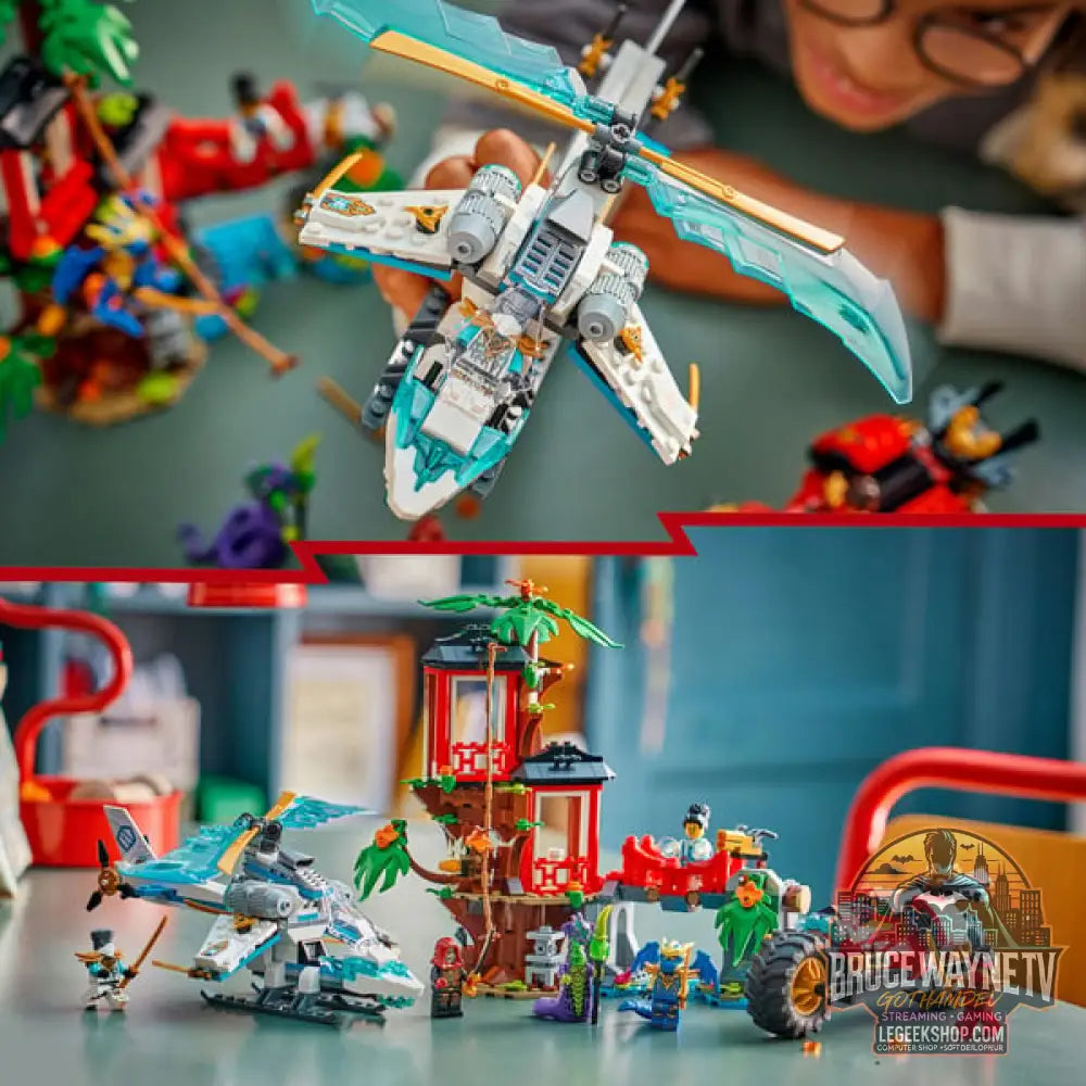 LEGO 71857 Ninjago Showdown am Baumhaus avec dem Ninja-Bike, jeu de construction - LEGO - vue 6