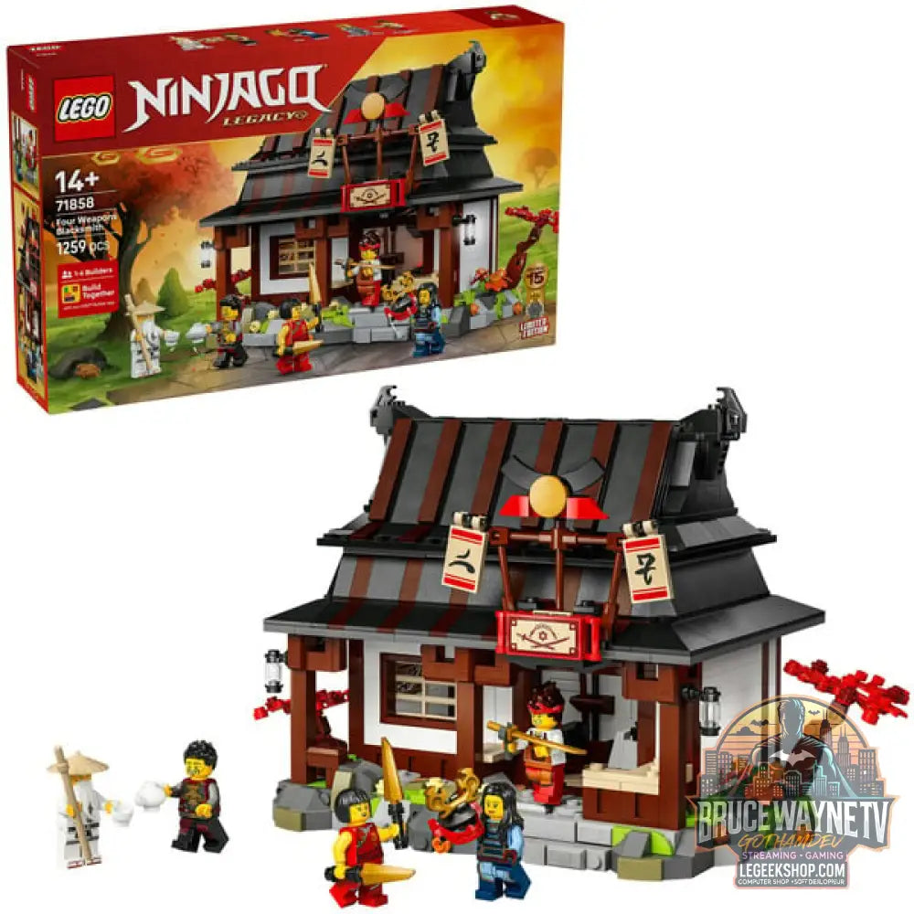LEGO 71858 Ninjago 15-jähriges Jubiläum der Vier-Waffen-Schmiede, jeu de construction - LEGO