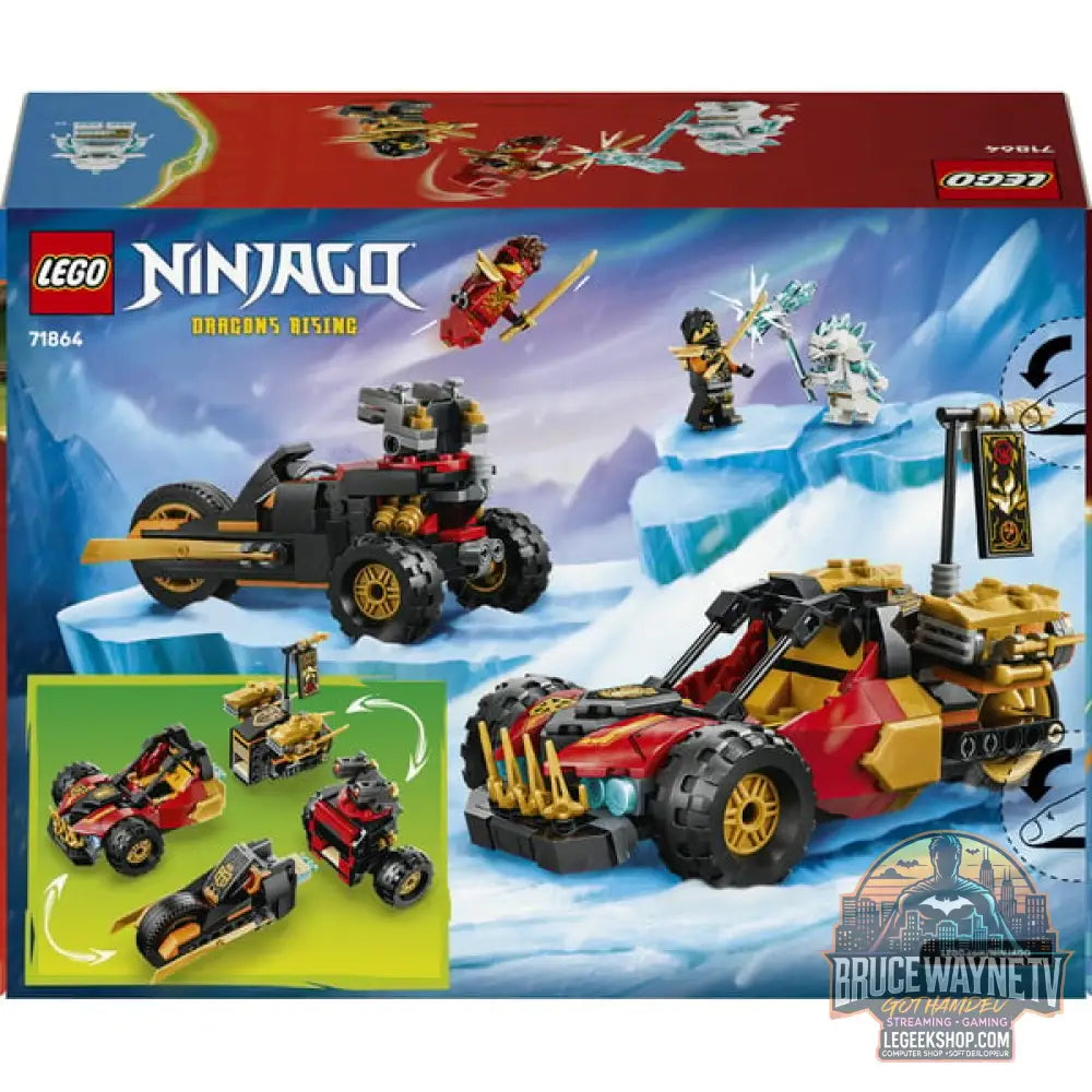 LEGO 71864 Ninjago Kais et Coles Kombi-Flitzer, jeu de construction - LEGO - vue 7