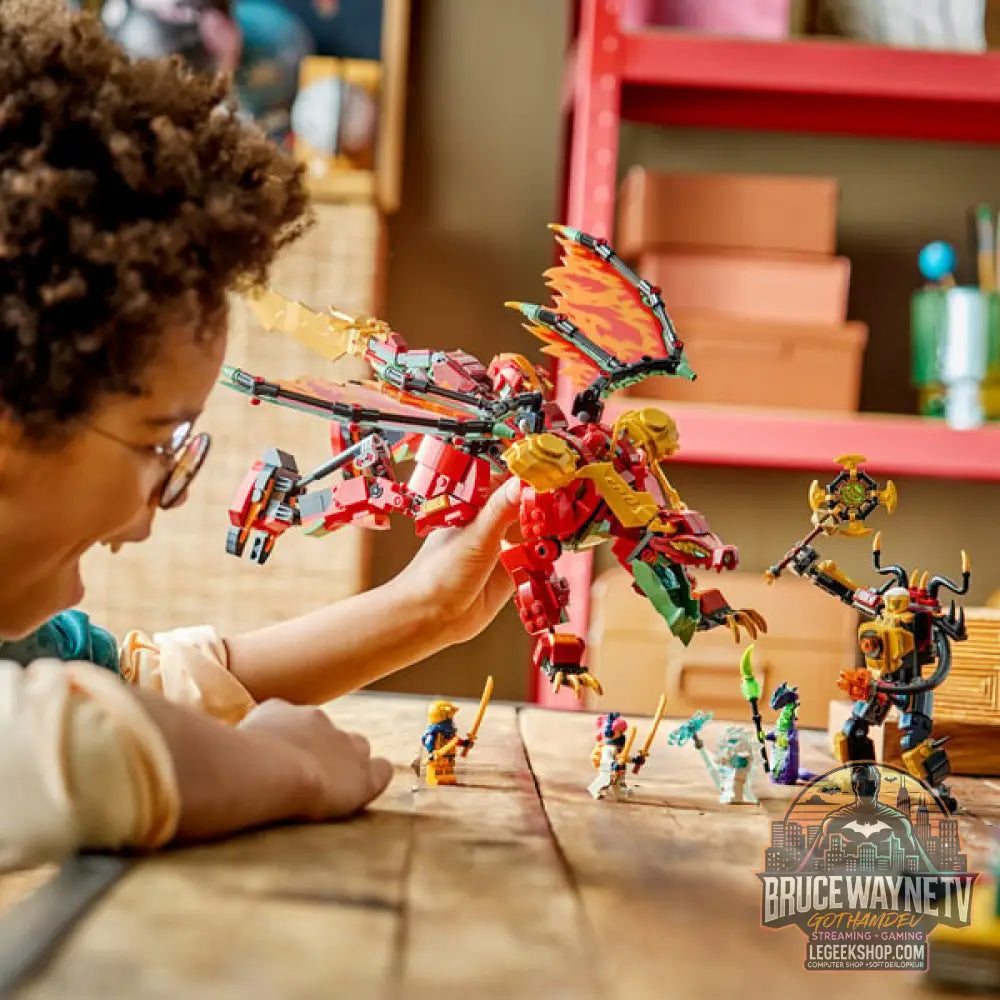 LEGO 71868 Ninjago Wyldfyres Drachenmech, jeu de construction - LEGO - vue 6