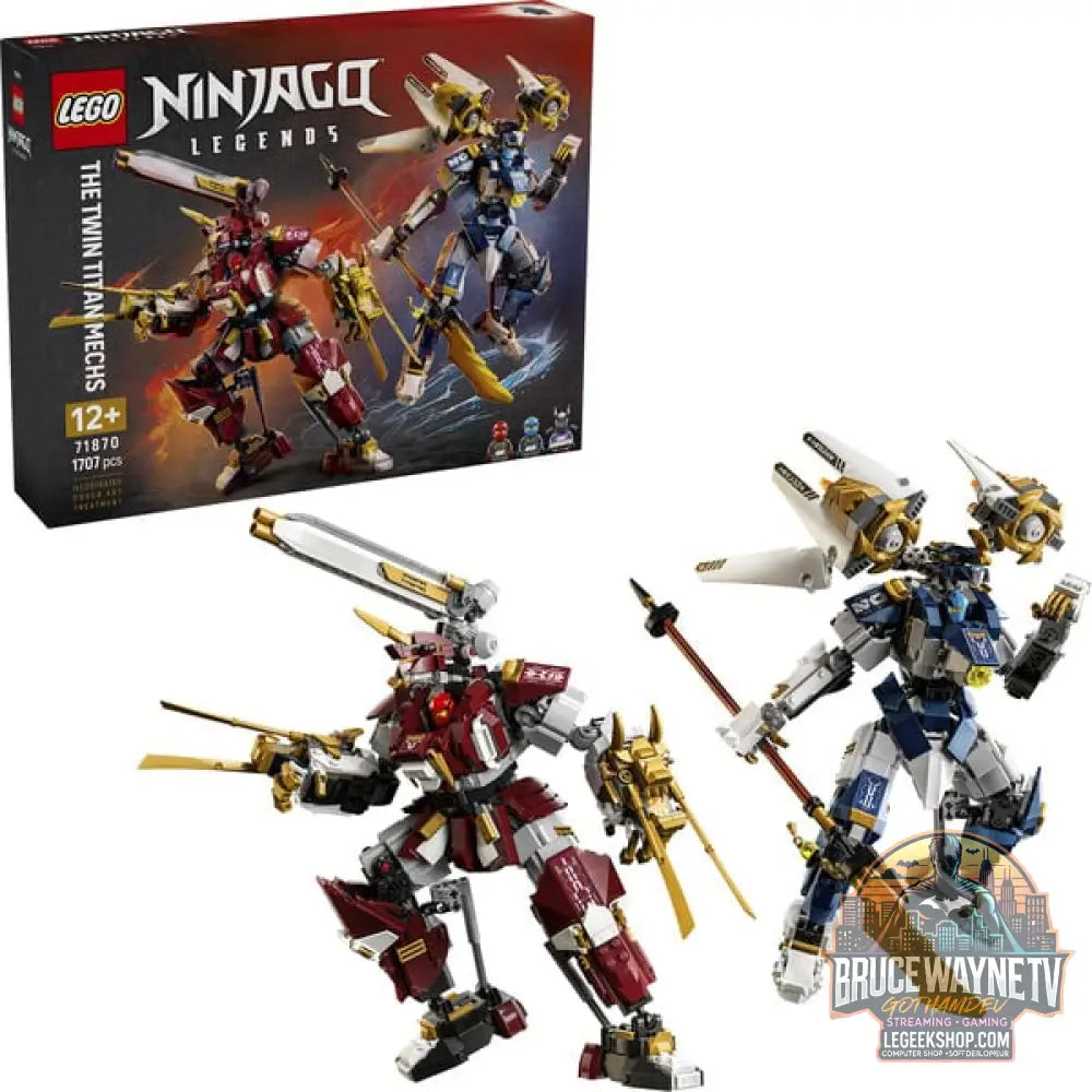 LEGO 71870 Ninjago Die Zwillings-Titanmechs, jeu de construction - LEGO