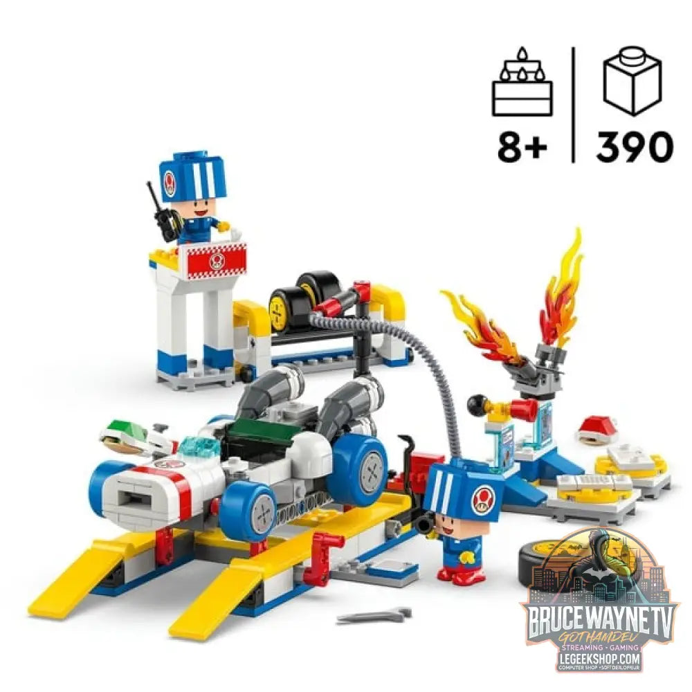 LEGO 72035 Super Mario - Mario Kart: Toads Werkstatt, jeu de construction - LEGO - vue 3