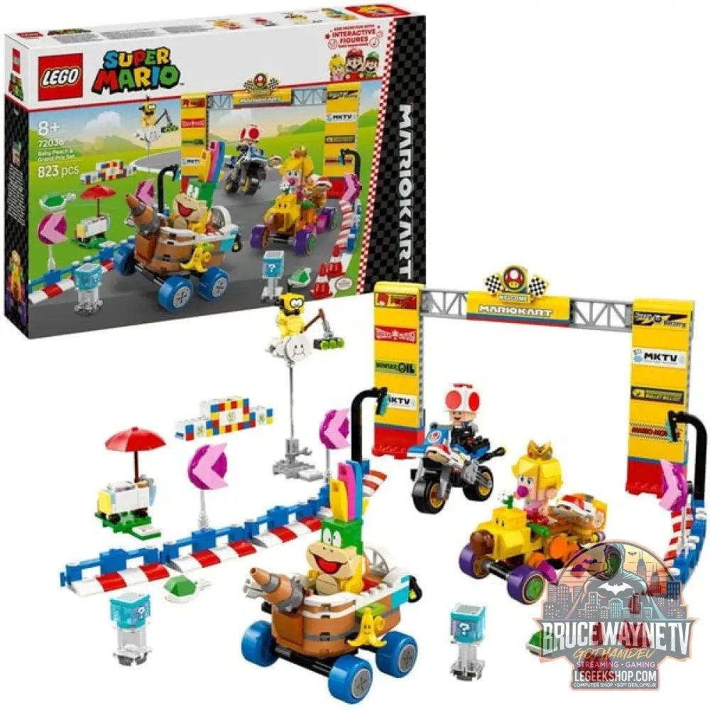 LEGO 72036 Super Mario - Mario Kart: Peach & Grand Pix-Set, jeu de construction - LEGO