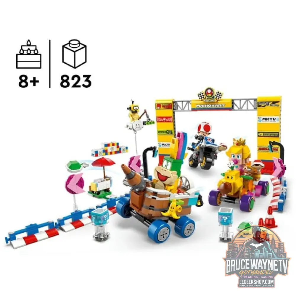 LEGO 72036 Super Mario - Mario Kart: Peach & Grand Pix-Set, jeu de construction - LEGO - vue 3