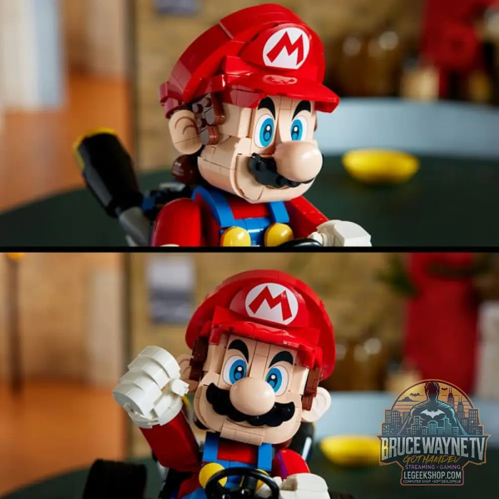 LEGO 72037 Super Mario Mario Kart: Mario & Standard-Kart, jeu de construction - LEGO - vue 6