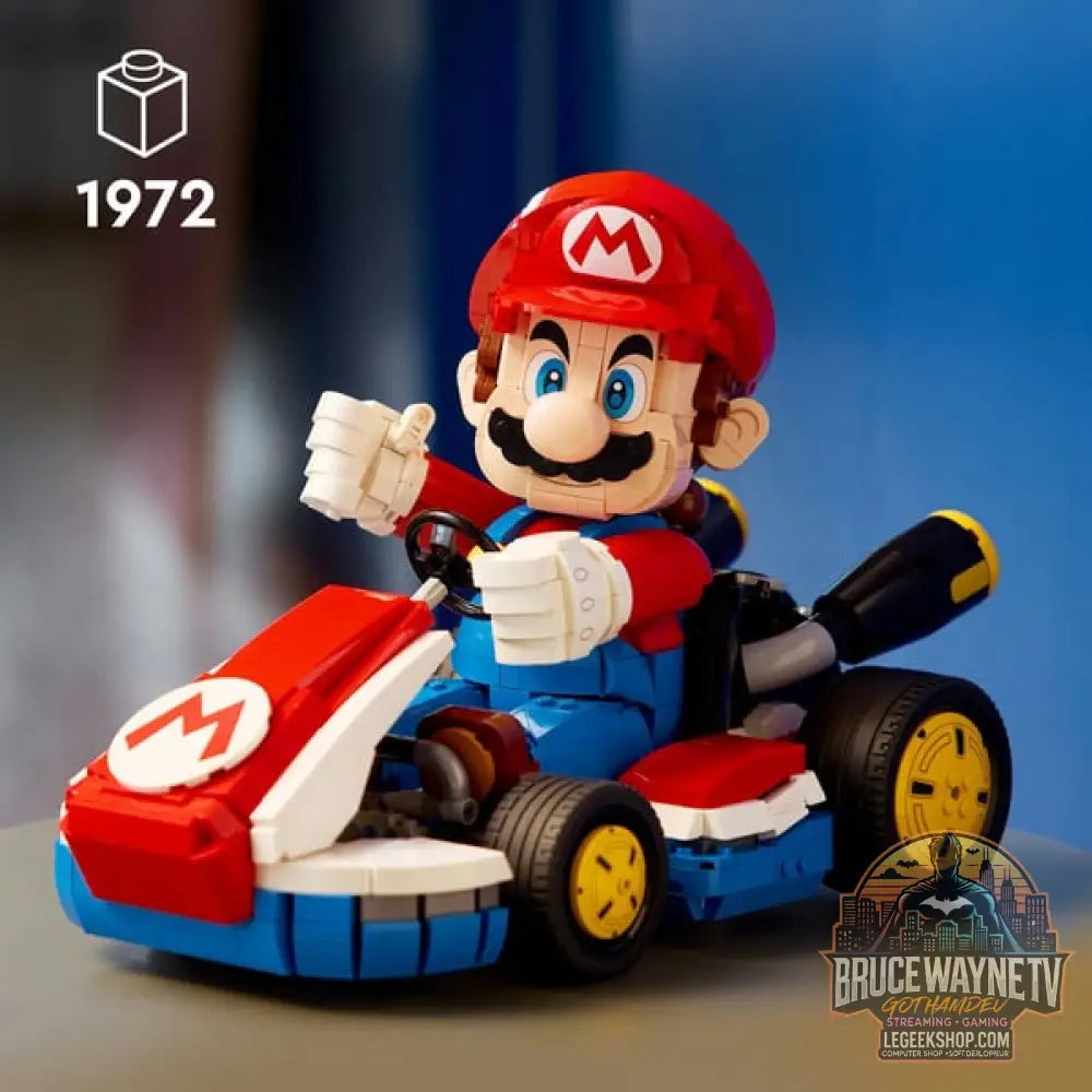 LEGO 72037 Super Mario Mario Kart: Mario & Standard-Kart, jeu de construction - LEGO - vue 3