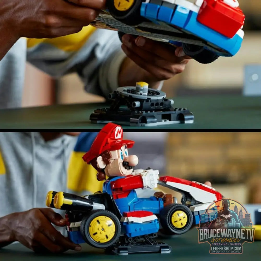 LEGO 72037 Super Mario Mario Kart: Mario & Standard-Kart, jeu de construction - LEGO - vue 5