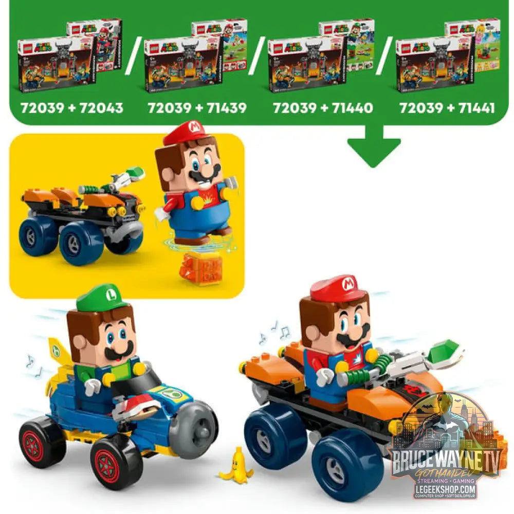 LEGO 72039 Super Mario - Mario Kart: Bowsers Festung, jeu de construction - LEGO - vue 4