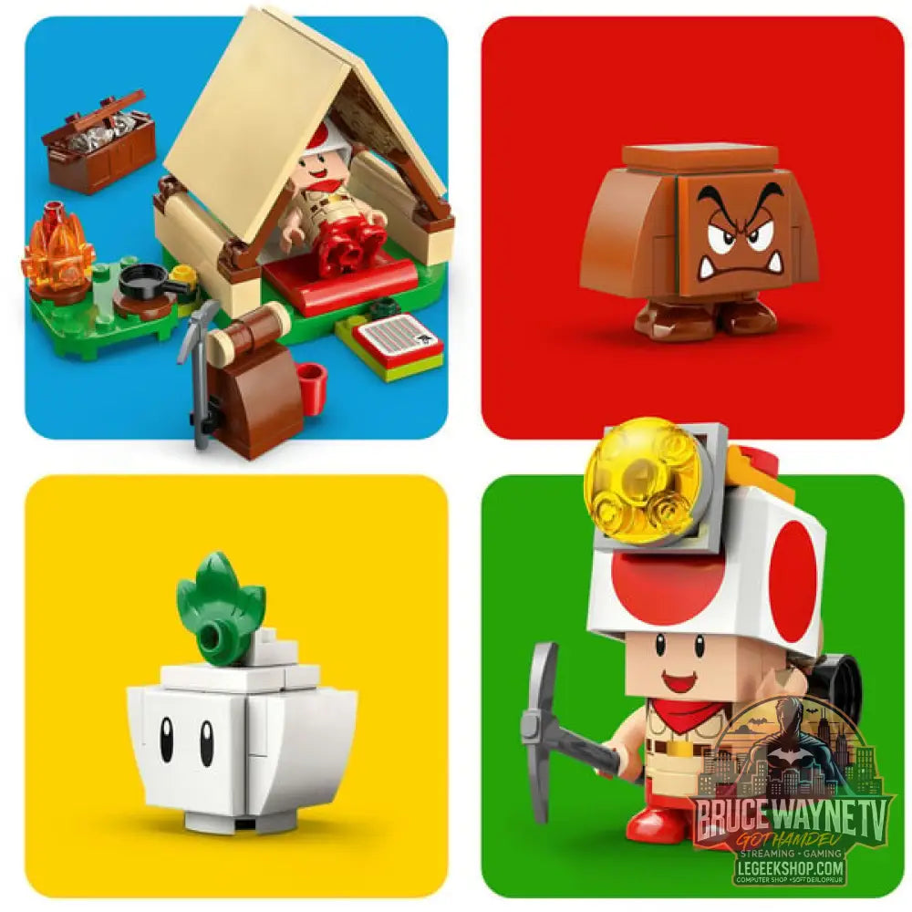 LEGO 72040 Super Mario Kapitän Toad-Camp, jeu de construction - LEGO - vue 6