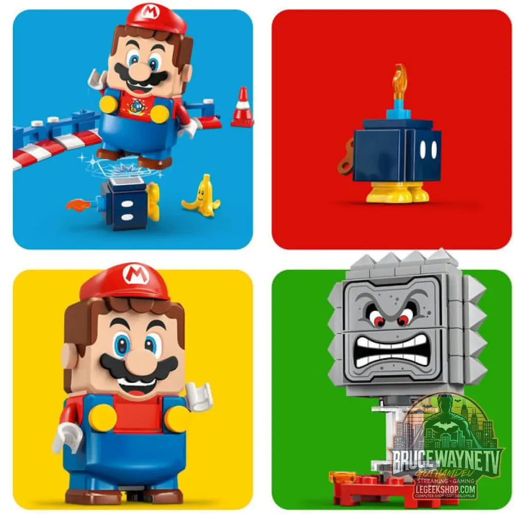 LEGO 72043 Super Mario - Mario Kart: Interaktiver LEGO Mario & Standard-Kart, jeu de construction - LEGO - vue 6