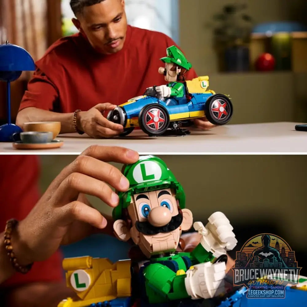 LEGO 72050 Super Mario Mario Kart: Luigi & Turboflitzer, jeu de construction - LEGO - vue 4