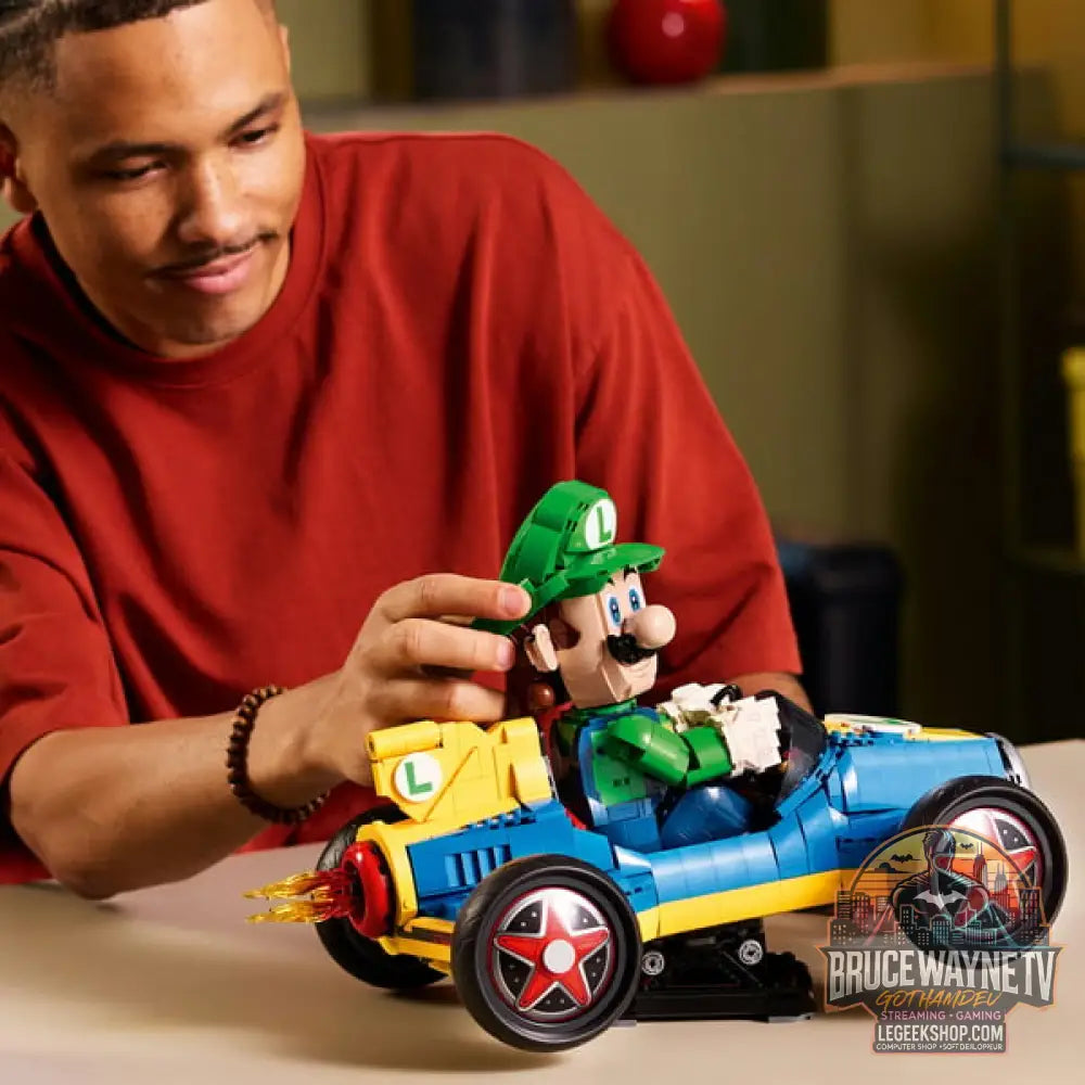 LEGO 72050 Super Mario Mario Kart: Luigi & Turboflitzer, jeu de construction - LEGO - vue 6