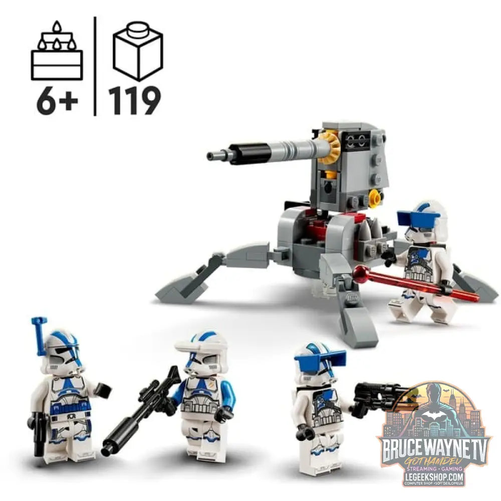 LEGO 75345 Star Wars 501st Clone Troopers Battle Pack, jeu de construction - LEGO - vue 3