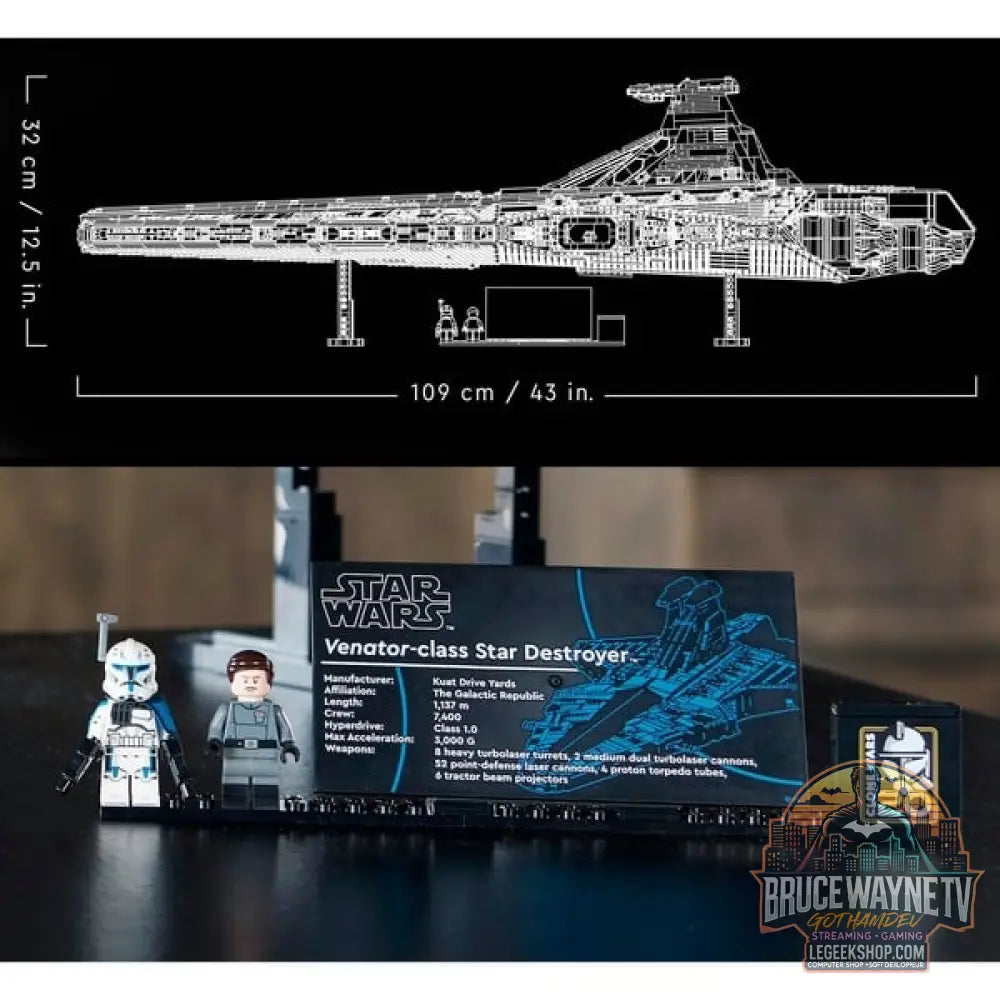 LEGO 75367 Star Wars Republikanischer Angriffskreuzer der Venator-Klasse, jeu de construction - LEGO - vue 6