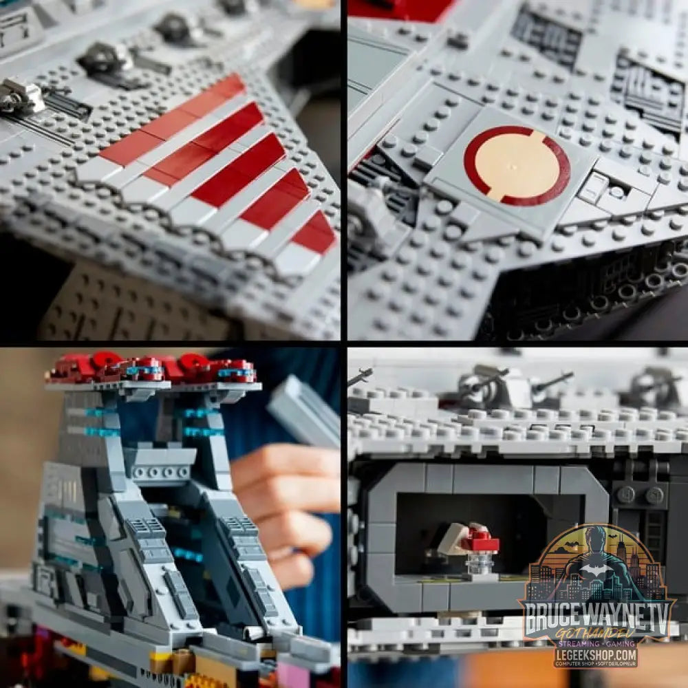 LEGO 75367 Star Wars Republikanischer Angriffskreuzer der Venator-Klasse, jeu de construction - LEGO - vue 5