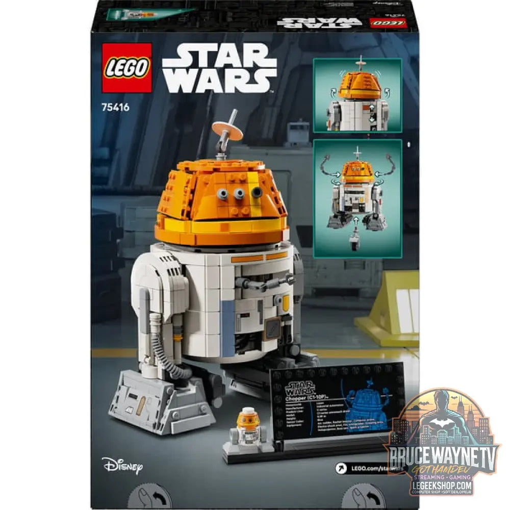 LEGO 75416 Star Wars Astromech-Droide Chopper (C1-10P), jeu de construction - LEGO - vue 10