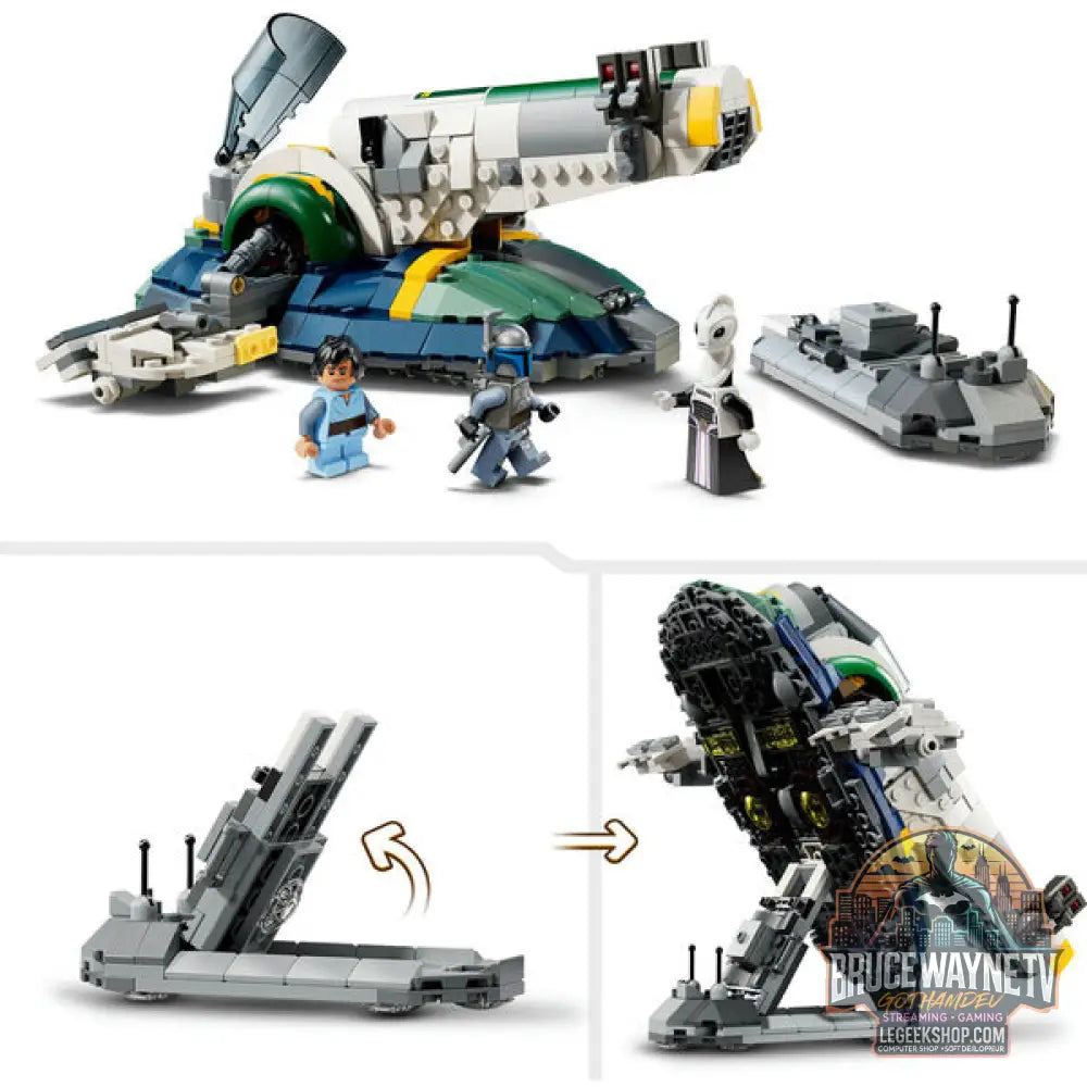 LEGO 75433 Star Wars Jango Fetts Sternenschiff, jeu de construction - LEGO - vue 4