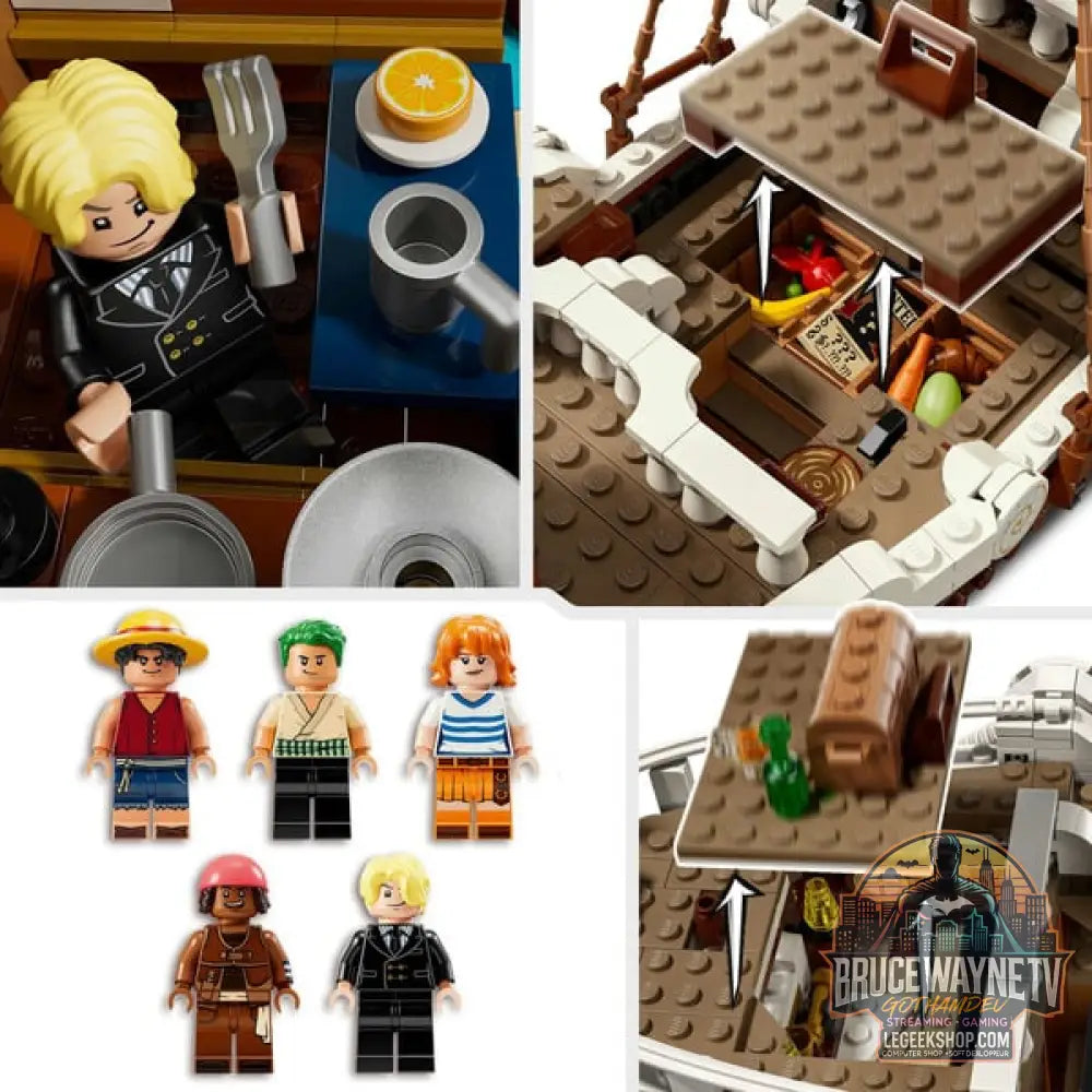 LEGO 75639 One Piece Das Piratenschiff Flying Lamb, jeu de construction - LEGO - vue 5