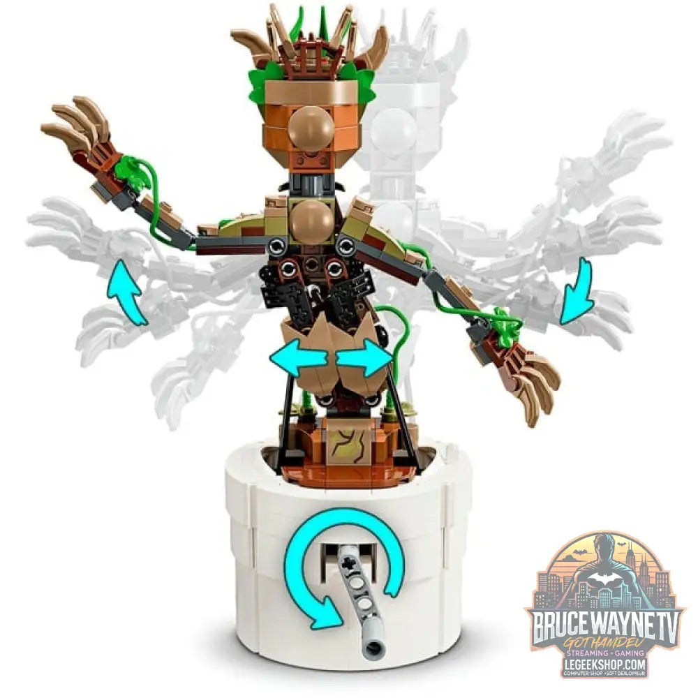 LEGO 76297 Marvel Super Heroes Tanzender Groot, jeu de construction - LEGO - vue 4