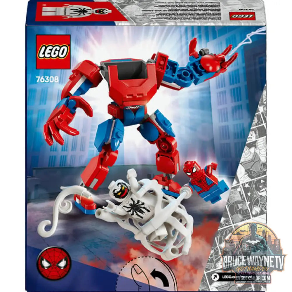 LEGO 76308 Marvel Super Heroes Spider-Man Mech vs. Anti-Venom, jeu de construction - LEGO - vue 7