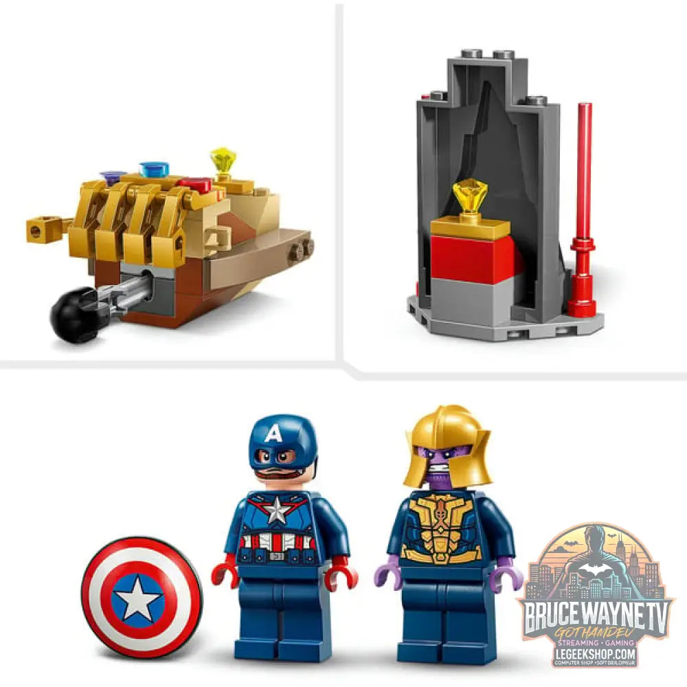 LEGO 76319 Marvel Super Heroes Captain America vs. Thanos, jeu de construction - LEGO - vue 5
