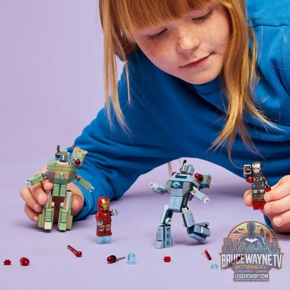 LEGO 76320 Marvel Super Heroes Iron Man & War Machine vs. Hammer-Drohnen, jeu de construction - LEGO - vue 2