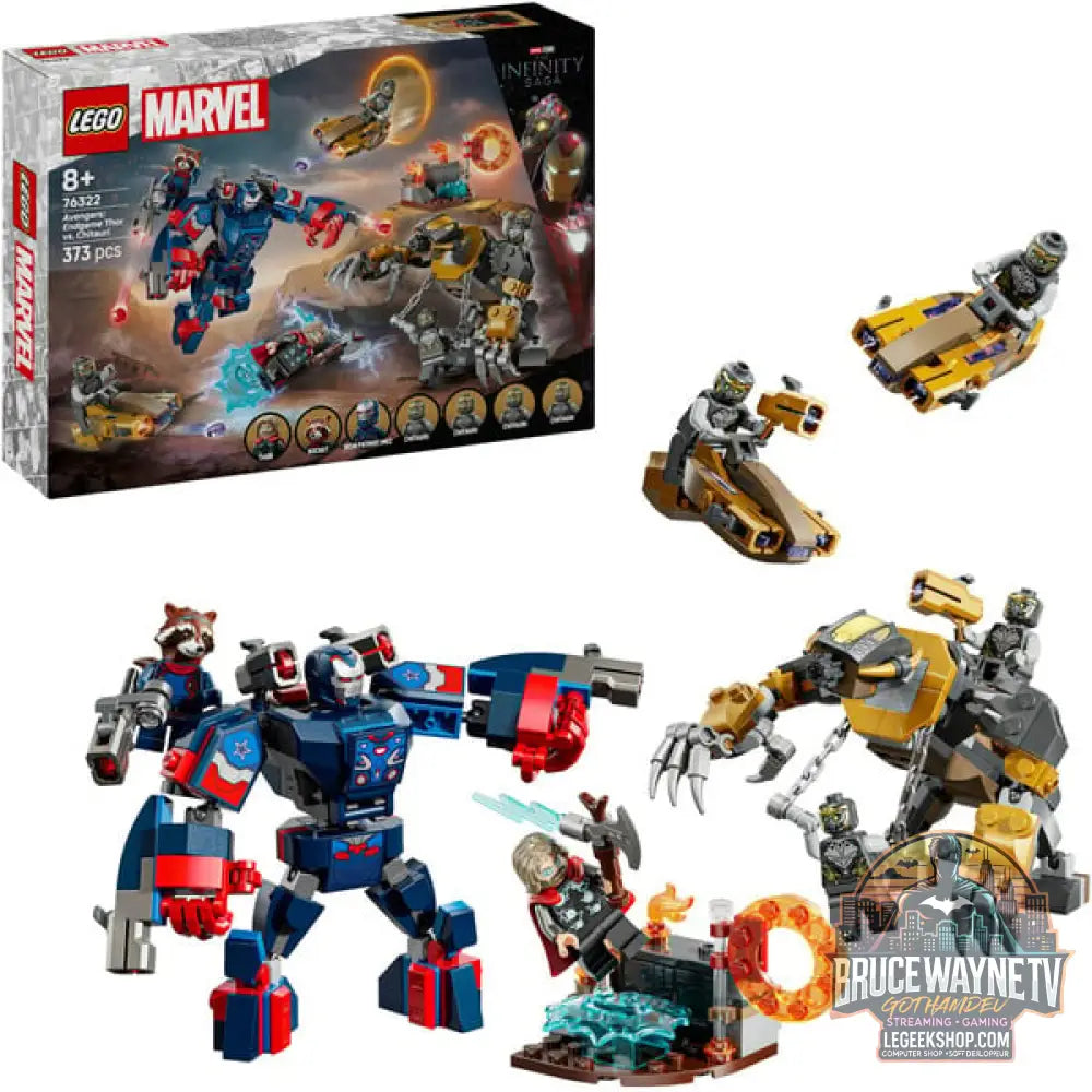 LEGO 76322 Marvel Super Heroes Avengers: Endgame Thor vs. Chitauri, jeu de construction - LEGO