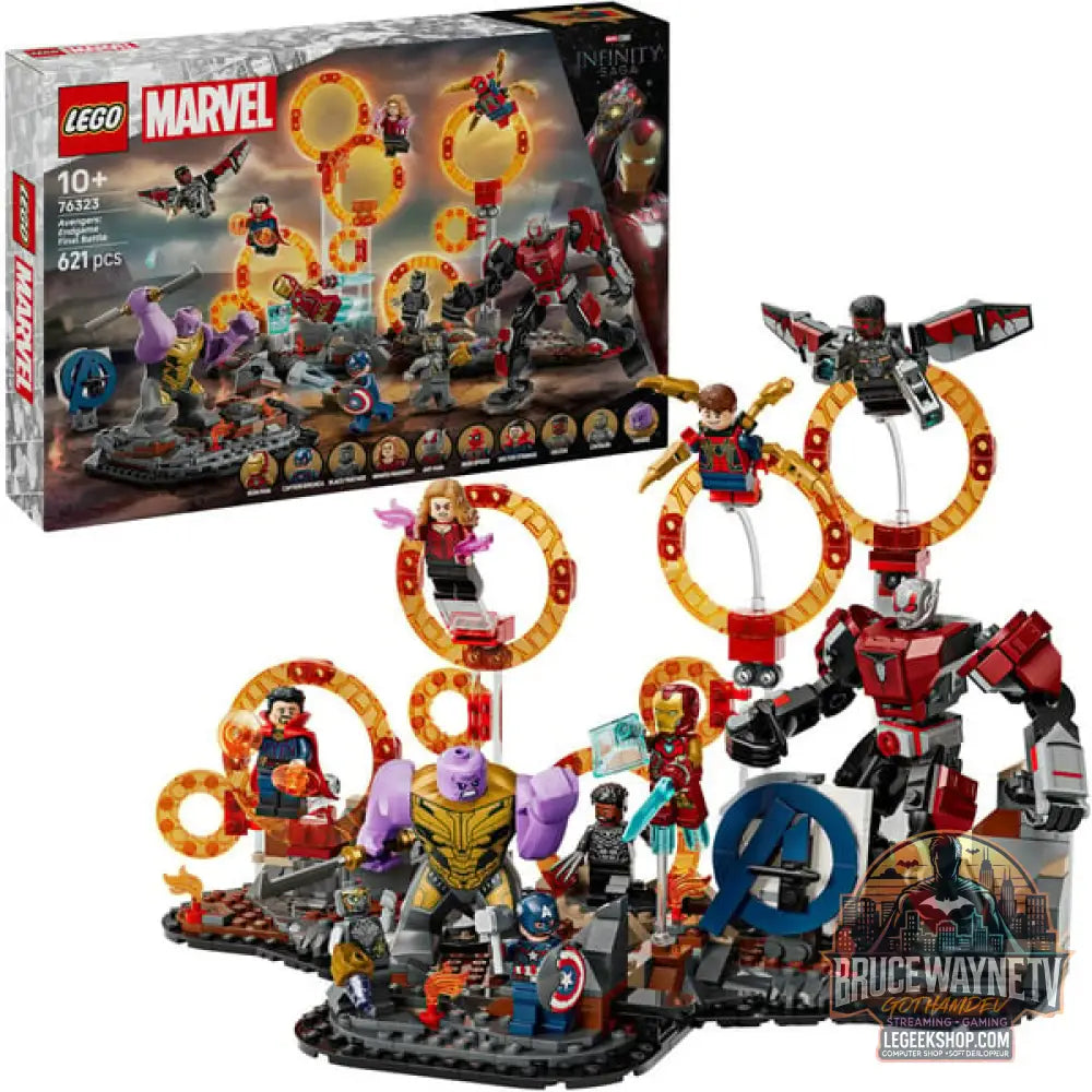 LEGO 76323 Marvel Super Heroes Avengers: Endgame letzter Showdown, jeu de construction - LEGO