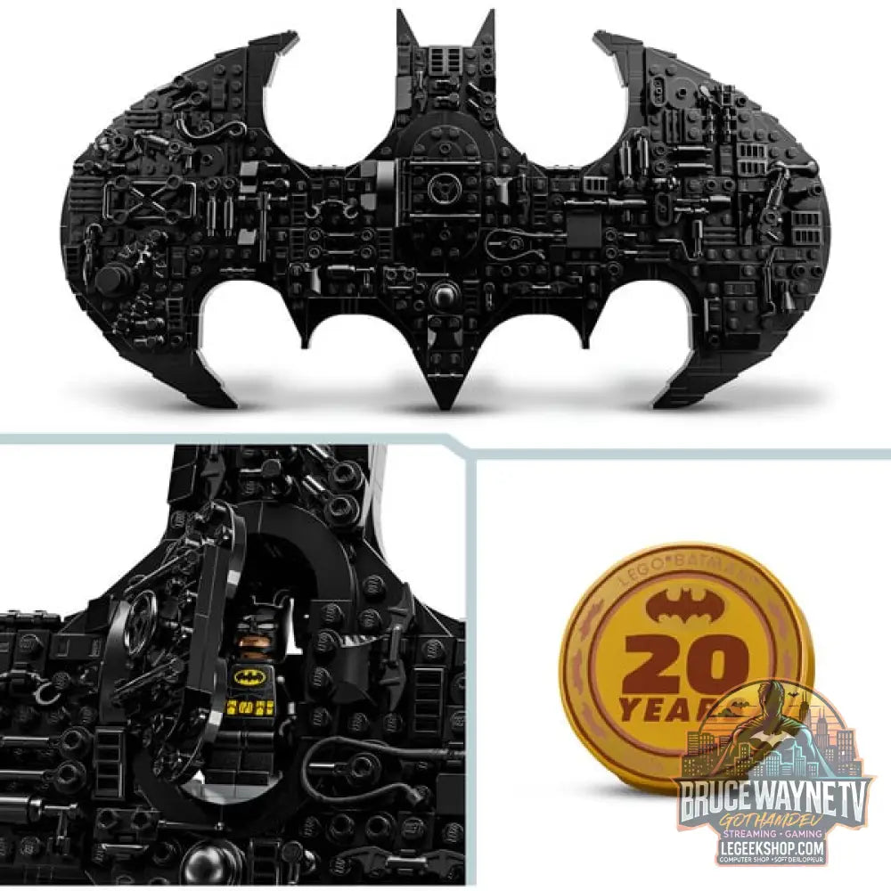 LEGO 76330 DC Super Heroes Batman Logo, jeu de construction - LEGO - vue 4