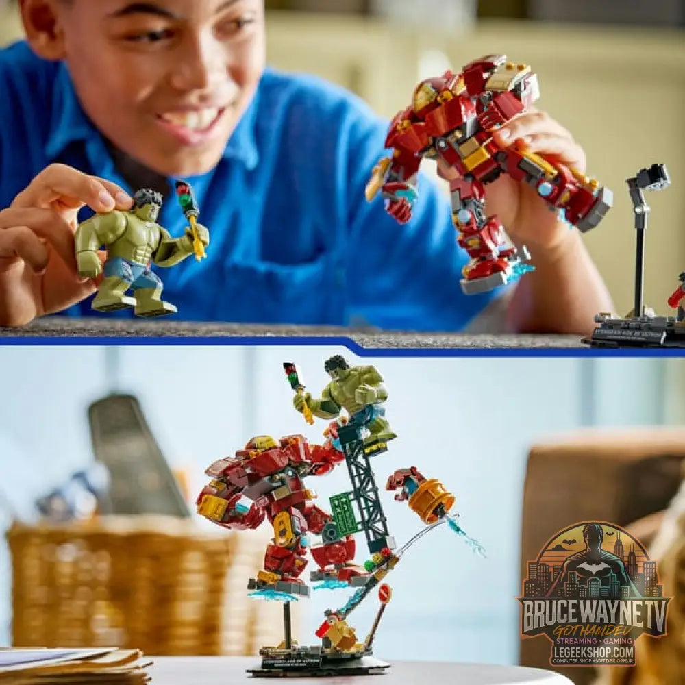 LEGO 76343 Marvel Super Heroes Duell der Giganten: Hulkbuster vs. Hulk, jeu de construction - LEGO - vue 6