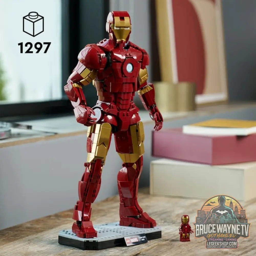 LEGO 76344 Marvel Super Heroes Iron Man Mark 3 Sammleredition, jeu de construction - LEGO - vue 3