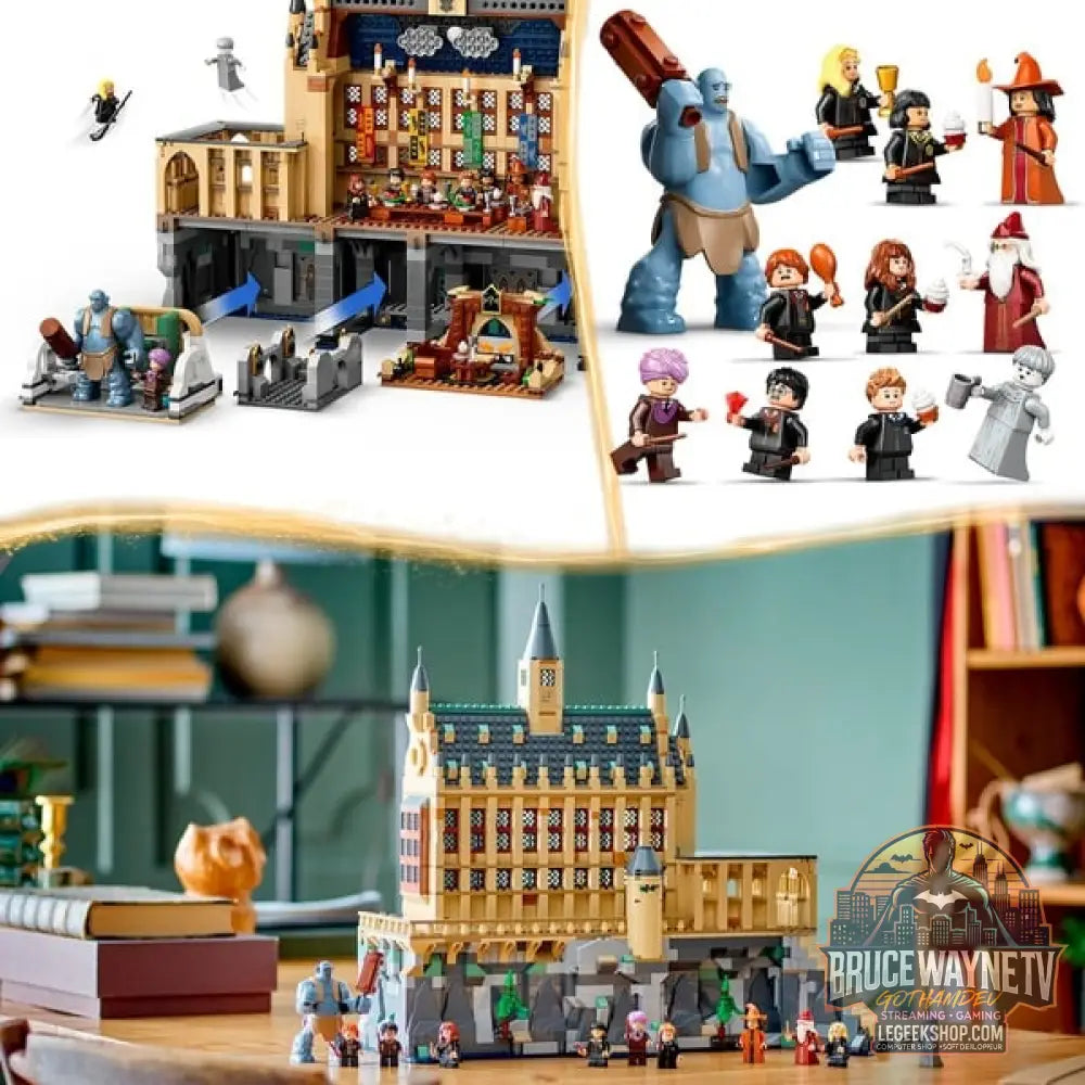LEGO 76435 Harry Potter Schloss Hogwarts: Die Große Halle, jeu de construction - LEGO - vue 6