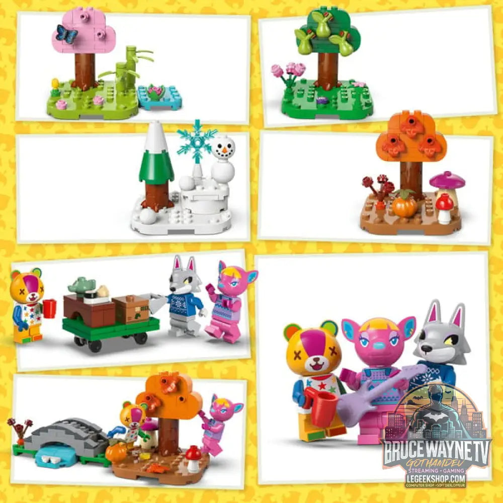 LEGO 77057 Animal Crossing Kreative Häuser: Jahreszeiten voller Spaß, jeu de construction - LEGO - vue 6