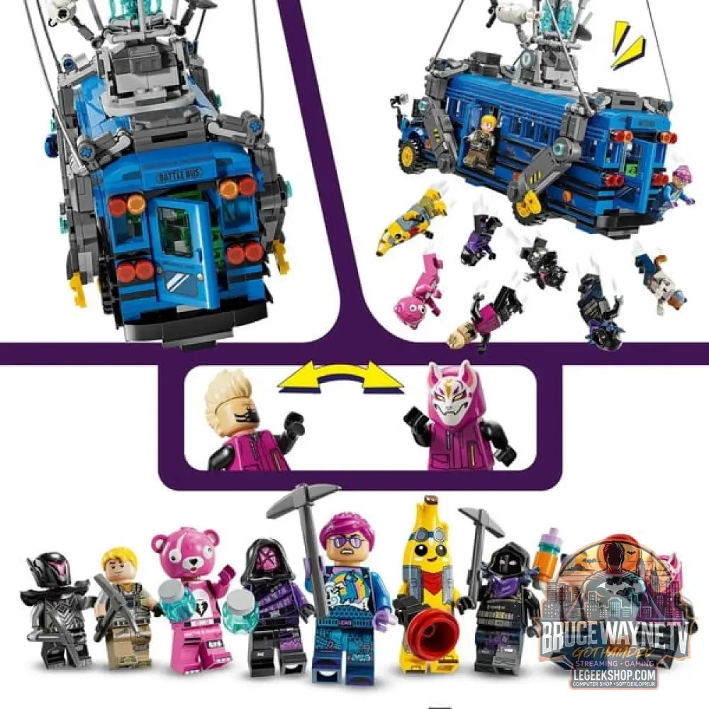 LEGO 77073 Fortnite Schlachtenbus, jeu de construction - LEGO - vue 5